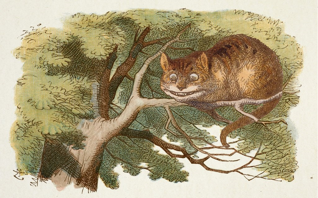 John Tenniel's Cheshire Cat from Alice in Wonderland